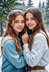 two girls